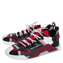 Pre Owned حذاء رياضي دولتشي آند غابانا NS1 شبكة وجلد متعدد الألوان مقاس 44