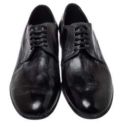 Pre Owned Dolce & Gabbana Two Tone Leather Lace Up Derby Size 42.5