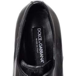 Pre Owned Dolce & Gabbana Two Tone Leather Lace Up Derby Size 42.5