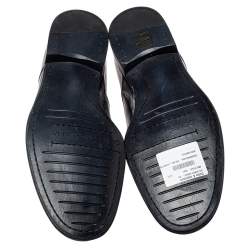 Pre Owned Dolce & Gabbana Two Tone Leather Lace Up Derby Size 42.5