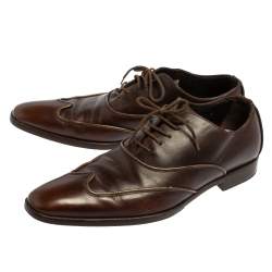 Dolce & Gabbana Brown Leather Oxford  Size 40