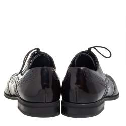 مملوكة مسبقًا Dolce & Gabbana Two Tone Brogue Leather Lace Up Derby Size 44