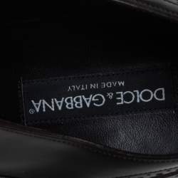 مملوكة مسبقًا Dolce & Gabbana Two Tone Brogue Leather Lace Up Derby Size 44