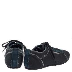 Pre Owned حذاء رياضي دولتشي أند غابانا رباط كانفاس ودنيم أزرق مقاس 43