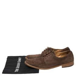 D&G Brown Suede Lace Up Oxfords Size 41