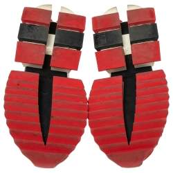 Pre Owned Dolce & Gabbana Multicolored Leather Super King Sneakers Size 42