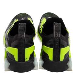 Pre Owned حذاء رياضي دولتشي أند غابانا سورنتو جيرسيه وقماش تريكو أخضر/ أسود مقاس 42.5