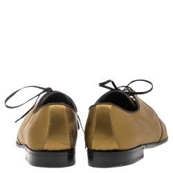 Dolce & Gabbana Olive Green Velvet Slip On Loafers Size 43