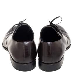 Dolce & Gabbana Dark Brown Leather Derby Size 44