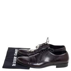 Dolce & Gabbana Dark Brown Leather Derby Size 44