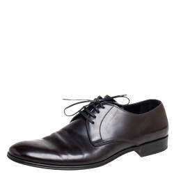 Dolce & Gabbana Dark Brown Leather Derby Size 44