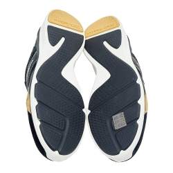 Pre Owned حذاء رياضي دولتشي أند غابانا منفخفض من أعلى سويدي وجلد متعدد الألوان مقاس 43.5