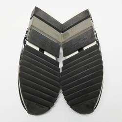 Pre Owned حذاء رياضي دولتشي أند غابانا سورينتو قماش تريكو أبيض / أسود مقاس 41