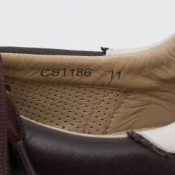 Pre Owned حذاء رياضي دولتشي أند غابانا سويدي وجلد متعدد الألوان عنق منخفض مقاس 45