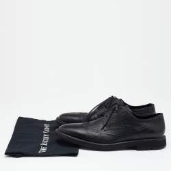 Pre Owned حذاء ديربي دولتشي آند غابانا جلد أسود بروغي مقاس 43