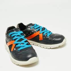 مملوكة مسبقًا حذاء رياضي دولتشي أند غابانا  جلد متعدد الألوان برباط مقاس 41