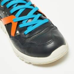 مملوكة مسبقًا حذاء رياضي دولتشي أند غابانا  جلد متعدد الألوان برباط مقاس 41