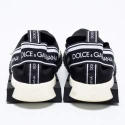 مملوكة مسبقًا حذاء رياضي دولتشي أند غابانا سورينتو ق ماش تريكو أبيض / أسود مقاس 40