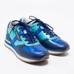 Dolce & Gabbana Multicolor Leather Low Top Sneakers Size 40