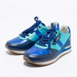 Dolce & Gabbana Multicolor Leather Low Top Sneakers Size 40