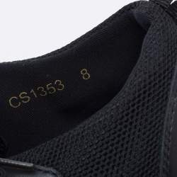 Pre Owned Dolce & Gabbana Black Leather Low Top Sneakers Size 42