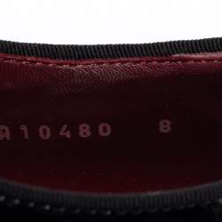 مملوكة مسبقًا حذاء ديربي دولتشي أند غابانا جلد لامع أسود مقاس 42