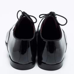 مملوكة مسبقًا حذاء ديربي دولتشي أند غابانا جلد لامع أسود مقاس 42