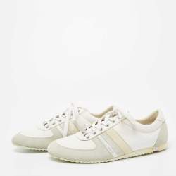 Dolce & Gabbana Tri Color Suede and Leather Low-Top Sneakers Size 42
