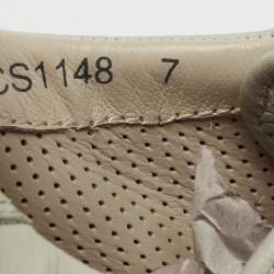 Dolce & Gabbana Grey Leather Low-Top Sneakers Size 41