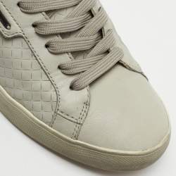 Dolce & Gabbana Grey Leather Low-Top Sneakers Size 41