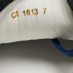 مملوكة مسبقًا Dolce & Gabbana Multicolor Patent and Leather Portofino Lace Up Sneakers Size 41