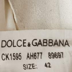 Pre Owned Dolce & Gabbana Multicolor Nylon and Leather Daysmaster Sneaker Size 42