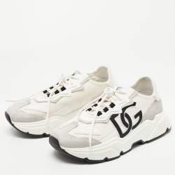 Pre Owned Dolce & Gabbana Multicolor Nylon and Leather Daysmaster Sneaker Size 42