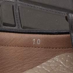 Pre Owned Dolce & Gabbana Black Leather Slip On Loafers Size 44