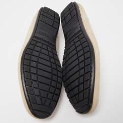 مملوكة مسبقًا Dolce & Gabbana Beige Nubuck Penny Loafers Size 43