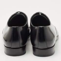 Pre Owned Dolce & Gabbana Black Leather Lace-Up Derby Size 42