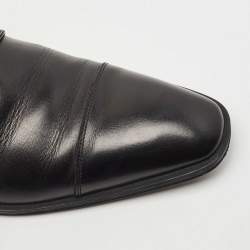 Dolce & Gabbana Black Leather Lace Up Derby Size 41