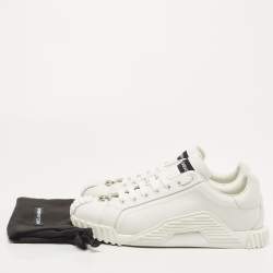Pre Owned Dolce & Gabbana White Leather NS1 Sneakers Size 40