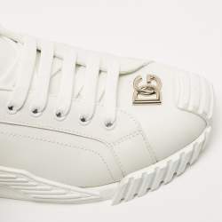 Pre Owned Dolce & Gabbana White Leather NS1 Sneakers Size 40