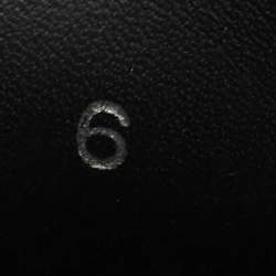 Pre Owned Dolce & Gabbana Black Leather Elastic Logo Low Top Sneakers Size 40