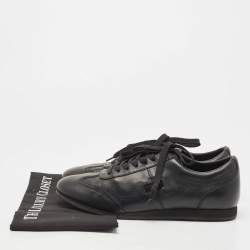 Dolce & Gabbana Black Leather Sneakers Size 41