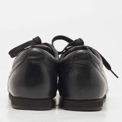 Dolce & Gabbana Black Leather Sneakers Size 41