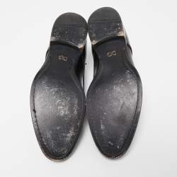 Dolce & Gabbana Dark Brown Leather Lace Up Derby Size 41