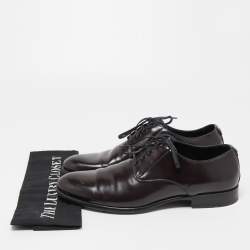 Dolce & Gabbana Dark Brown Leather Lace Up Derby Size 41