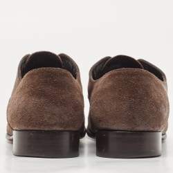 Dolce & Gabbana Brown Suede Slip On Oxfords Size 43