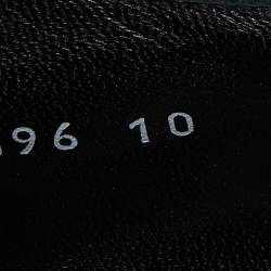 مملوكة مسبقًا Dolce & Gabbana Blue Leather Brogue Derby Oxford Size 44