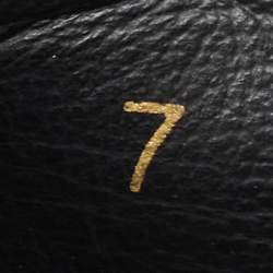 Pre Owned Dolce & Gabbana Black Suede and Leather Low Top Sneakers Size 41