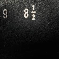 Pre Owned Dolce & Gabbana Black Leather Super King Sneakers Size 42.5