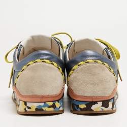 Dolce & Gabbana Multicolor Leather Low Top Sneakers Size 43