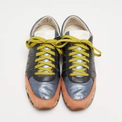 Dolce & Gabbana Multicolor Leather Low Top Sneakers Size 43